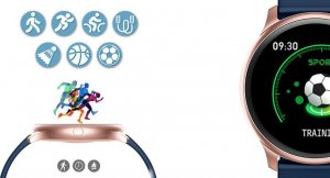 Smartwatch Gino Rossi SW010-17 Granatowy 10