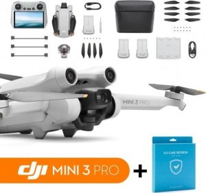 Dron DJI Mini 3 Pro (DJI RC) + DJI Fly More Kit + Care 2 lata 2