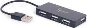 HUB USB Gembird 4x USB-A 2.0 (UHB-U2P4-03) 1