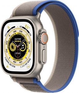Smartwatch Apple Watch Ultra GPS + Cellular 49mm Titanium Case Trail Loop Medium/Large Szaro-niebieski  (MQFV3FD/A) 1