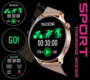 Smartwatch Rubicon RNCE81 Srebrny  (RNCE81) 7