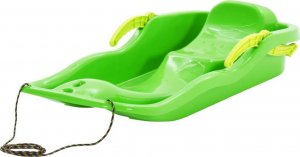 vidaXL vidaXL Sanki z hamulcami, zielone, 87x40x18 cm, PP 1