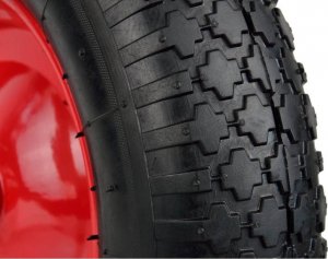 Geko Koło do taczki 4.00-8 2PR czerwona felga 3666 9