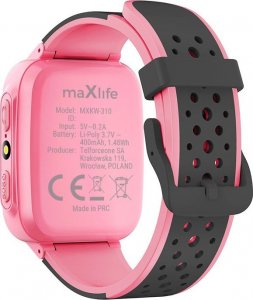 Smartwatch MaxLife  MXKW-310 Czarno-różowy  (OEM0300479) 3