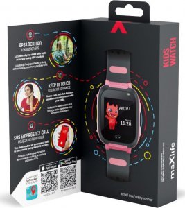 Smartwatch MaxLife  MXKW-310 Czarno-różowy  (OEM0300479) 6