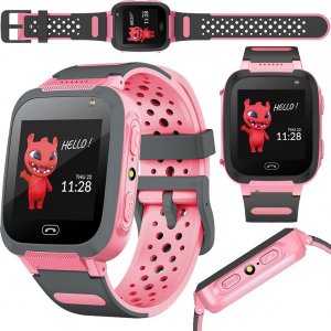 Smartwatch MaxLife  MXKW-310 Czarno-różowy  (OEM0300479) 8