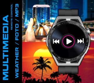 Smartwatch Rubicon RNCE88 Czarny 5