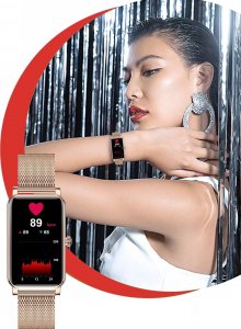 Smartwatch Zaxer ZX19 Złoty  (0314029891236) 3