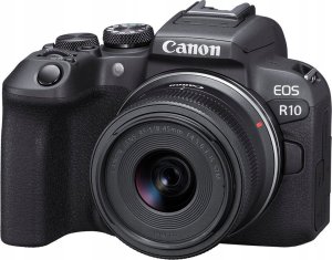 Aparat Canon EOS R10 + RF-S 18-45 mm f/4.5-6.3 IS STM + adapter EF-EOS R (5331C038) 2