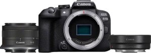 Aparat Canon EOS R10 + RF-S 18-45 mm f/4.5-6.3 IS STM + adapter EF-EOS R (5331C038) 1