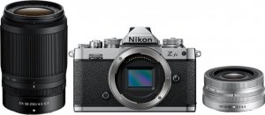 Aparat Nikon Aparat cyfrowy Nikon Z fc + ob. 16-50 mm srebrny + ob. 50-250 mm 1