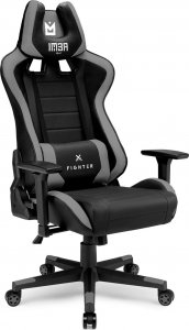 Fotel IMBA Seat Fighter czarno-szary 2