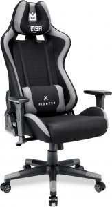 Fotel IMBA Seat Fighter czarno-szary 2