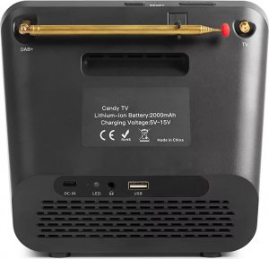 Odtwarzacz przenośny XFA Mini telewizor przenośny 7" DVB-T2 DAB+ FM H.265 Z 3