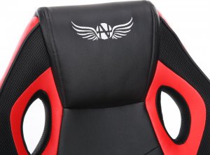 Fotel Nordhold Ullr czarno-czerwony 7