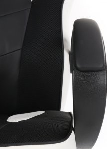 Fotel Nordhold Ullr czarno-biały 11