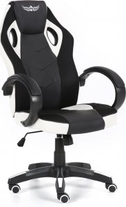 Fotel Nordhold Ullr czarno-biały 2