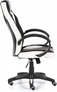 Fotel Nordhold Ullr czarno-biały 3