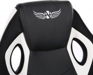 Fotel Nordhold Ullr czarno-biały 7