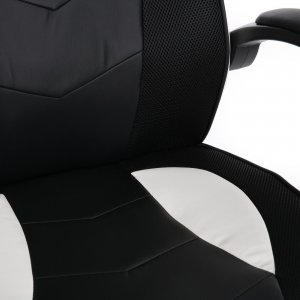 Fotel Nordhold Ullr czarno-biały 8