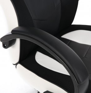 Fotel Nordhold Ullr czarno-biały 10