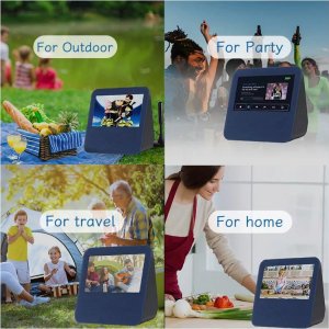 Telewizor XFA Mini telewizor przenośny 7" DVB-T2 H.265 Granatowy 3