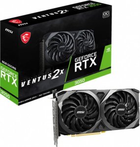 Karta graficzna MSI GeForce RTX 3050 Ventus 2X OC 8GB GDDR6 1