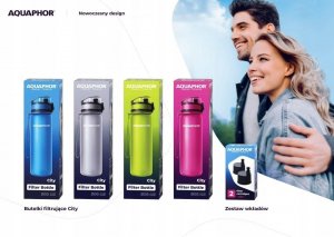 Wkład filtrujący AquaPlus Wkład filtr do wody do butelki City 4 szt 3