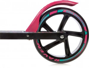 Hulajnoga RAVEN Dots Black Różowy 4