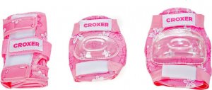Croxer Ochraniacze na rolki Croxer Fibre Pink M - Zestaw 1