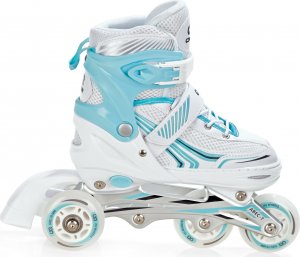 Rolki Croxer Rolki Wrotki 3w1 Croxer Optima White/Mint 31-34 6