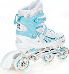 Rolki Croxer Rolki Wrotki 3w1 Croxer Optima White/Mint 31-34 7