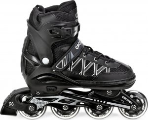 Rolki Croxer Torch rekreacyjne regulowane czarne r. 39-42 2