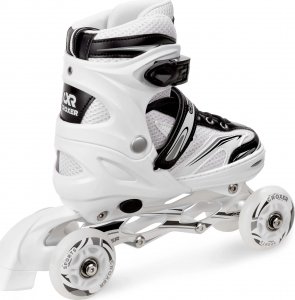 Rolki Croxer Rolki Wrotki 3w1 Croxer Novum White 31-34 LED 3