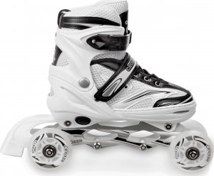 Rolki Croxer Rolki Wrotki 3w1 Croxer Novum White 31-34 LED 4