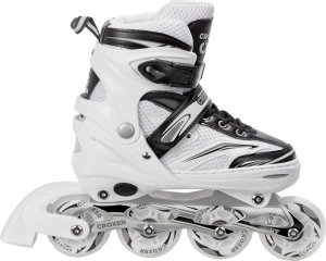 Rolki Croxer Rolki Wrotki 3w1 Croxer Novum White 31-34 LED 5