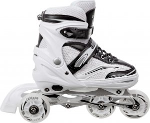 Rolki Croxer Rolki Wrotki 3w1 Croxer Novum White 31-34 LED 7