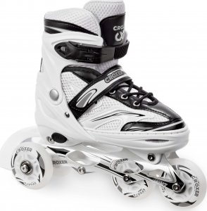 Rolki Croxer Rolki Wrotki 3w1 Croxer Novum White 31-34 LED 8