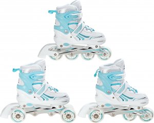 Rolki Croxer Rolki-Wrotki 3w1 Croxer Optima White/Mint 35-38 1