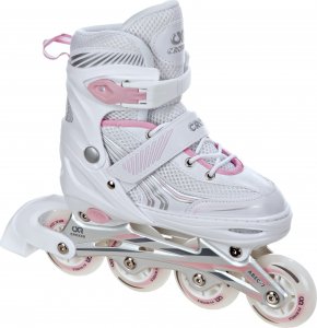 Rolki Croxer Rolki Wrotki 3w1 Croxer Optima White/Pink 31-34 3