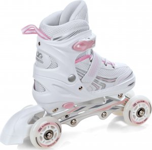 Rolki Croxer Rolki Wrotki 3w1 Croxer Optima White/Pink 31-34 6