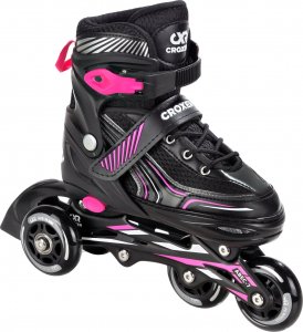 Rolki Croxer Rolki Łyżwy 4w1 Croxer Optima Black/Pink 39-42 6