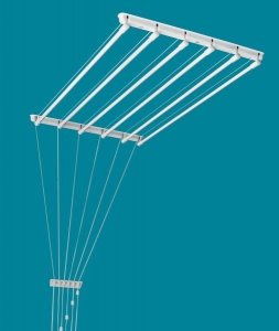 Suszarka na pranie Familia SUSZARKA SUFITOWA ŁAZIENKOWA BALKON 140cm 6-prętów 2