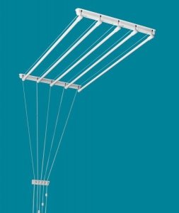 Suszarka na pranie Familia SUSZARKA SUFITOWA ŁAZIENKOWA BALKON 150cm 5-prętów 2