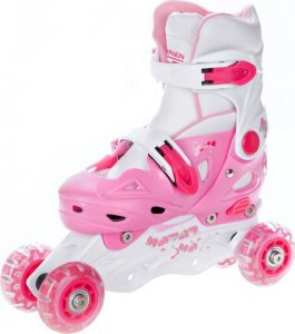 Rolki Raven Inlineskates Balloon rekreacyjne regulowane różowe r. 29-32 4