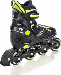 Rolki Raven Inlineskates Rolki Regulowane RAVEN Pulse Black/Lemon 33-36 4