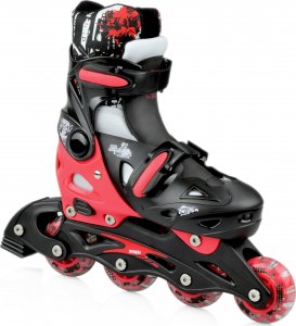 Rolki Raven Inlineskates Rolko-Wrotki 3w1 RAVEN Singer Black/Red 29-32 2