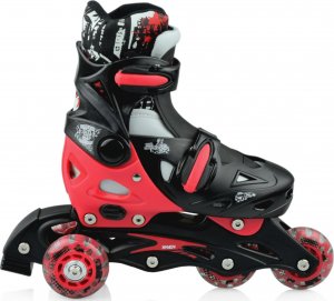 Rolki Raven Inlineskates Rolko-Wrotki 3w1 RAVEN Singer Black/Red 29-32 5