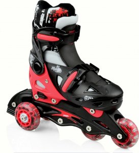 Rolki Raven Inlineskates Rolko-Wrotki 3w1 RAVEN Singer Black/Red 29-32 6