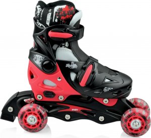 Rolki Raven Inlineskates Rolko-Wrotki 3w1 RAVEN Singer Black/Red 29-32 8